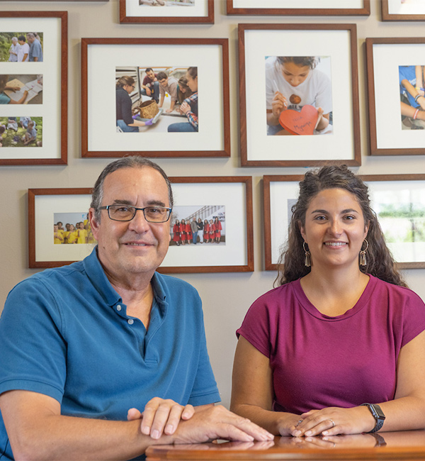 Daryl Baldwin and Kara Strass of the Myaamia Center