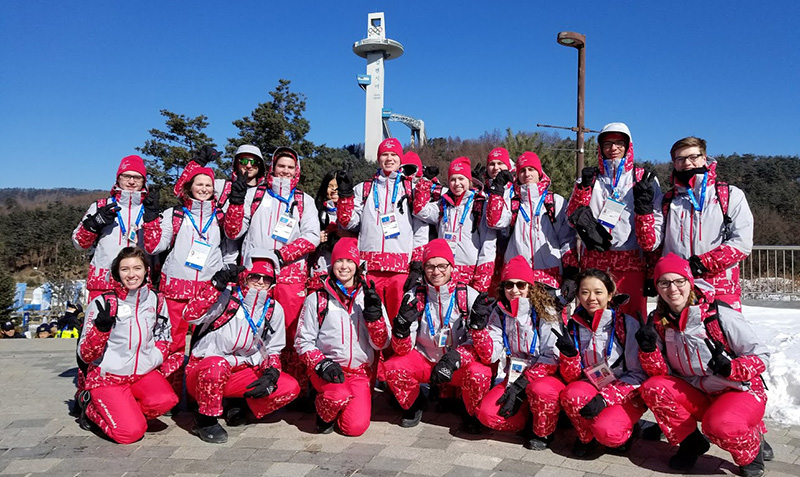 Miami University students Study Abroad in Pyeongchang, South Korea.