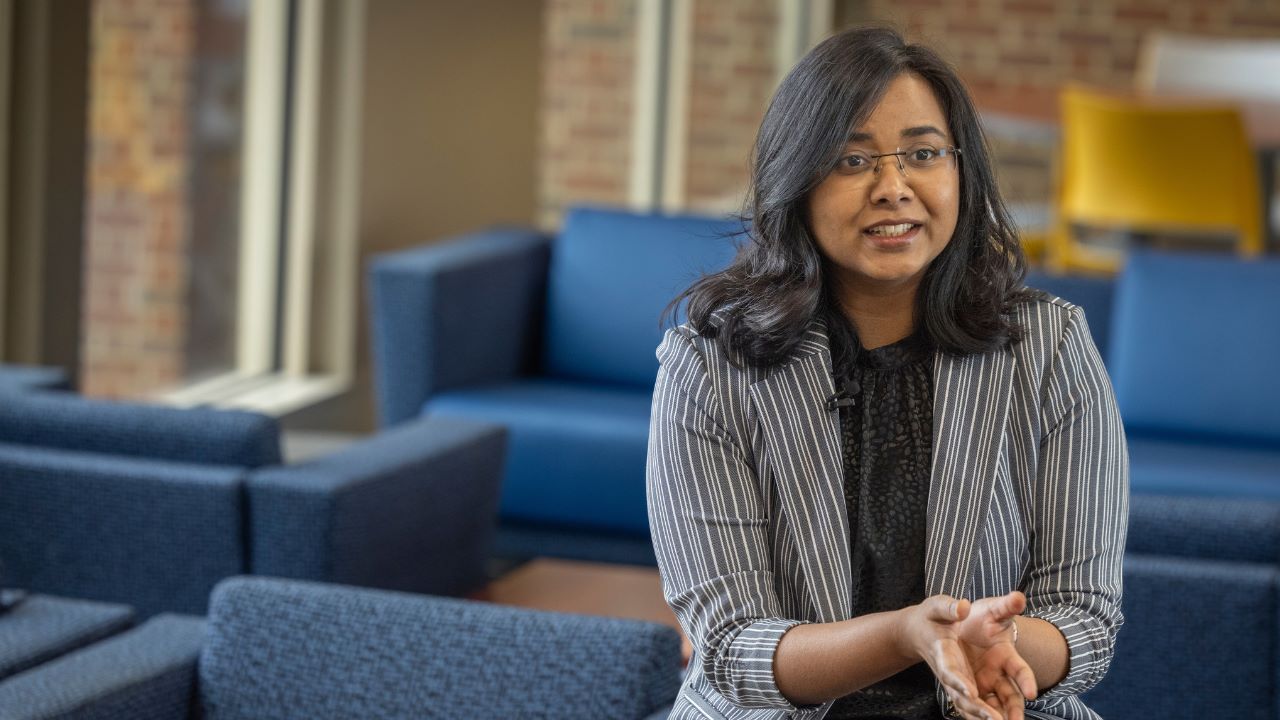 Veena Chidurala.  assistant professor of Electrical and Computer Engineering