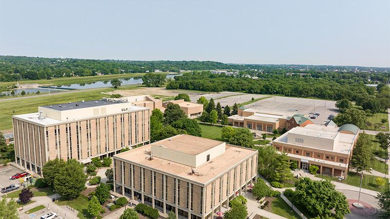 aerial view of the current regionals campus