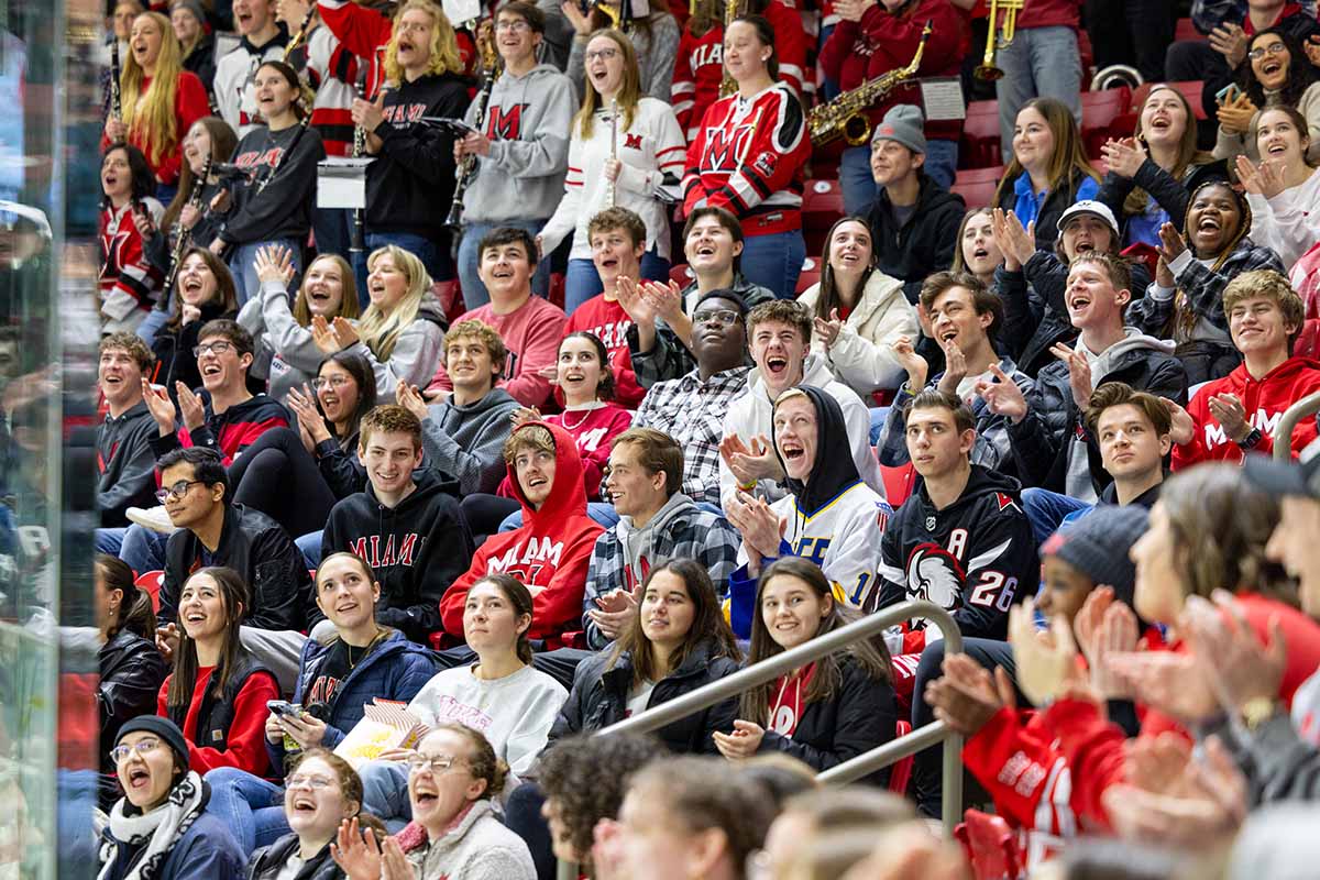 miami hockey student section