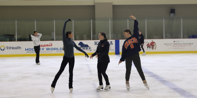 skater getting instruction