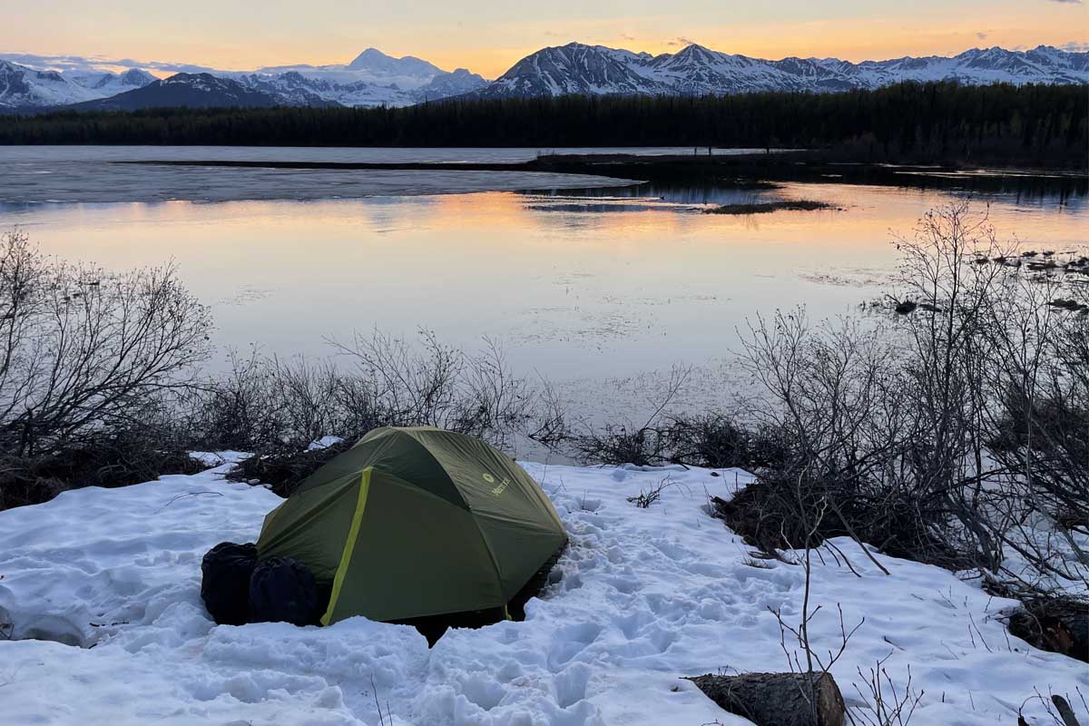 tent in the wilderness