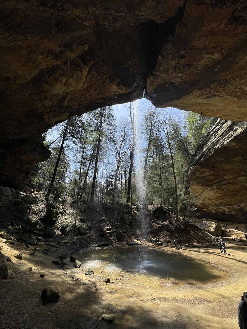 water fall at Hocking Hills