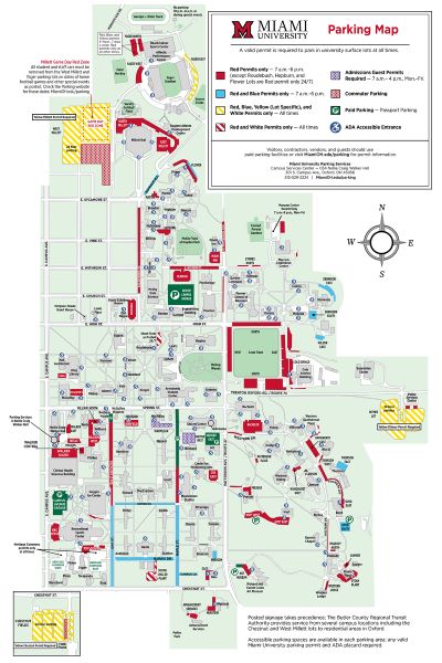 Parking Locations Map