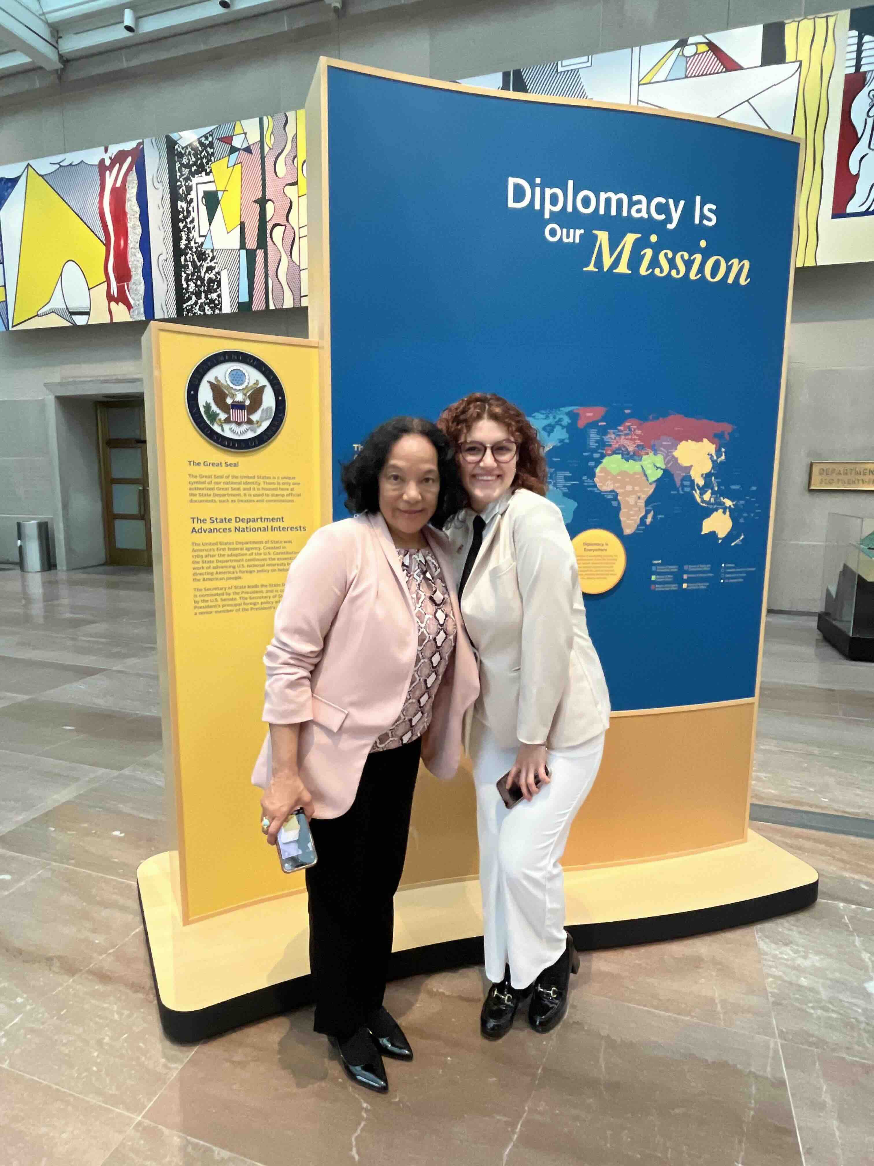 Anastasija Mladenovska at the 2024 Diplomacy Fair in Washington, DC