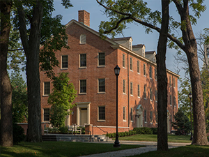 Elliott Hall located in the Academic Quad