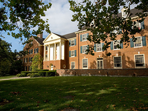 Hamilton Hall on Central Quad