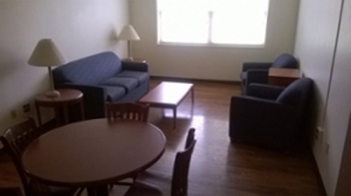 Living Room in a Heritage Commons Apartment