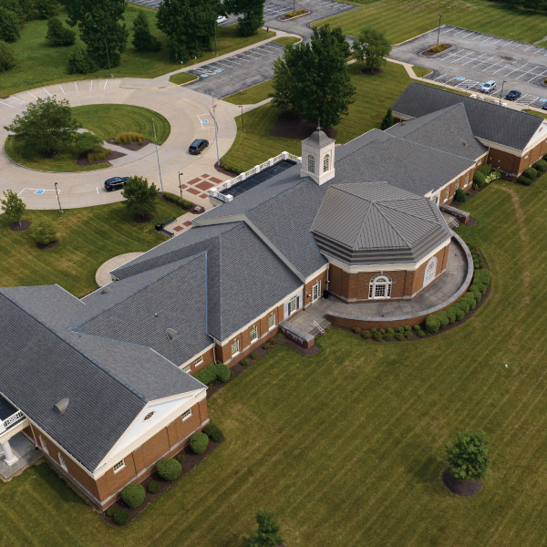 Ariel view of Miami University Voice of America Learning Center