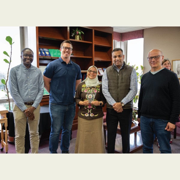 Left to Right: Thembinkosi P. Mkhatshwa, Joseph Snyder, Nehad Omara, Mithun Bhowmick, and Vahagn Manukian