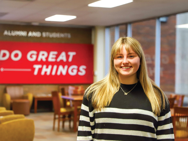 Mallory Getz, Major: Sales Management