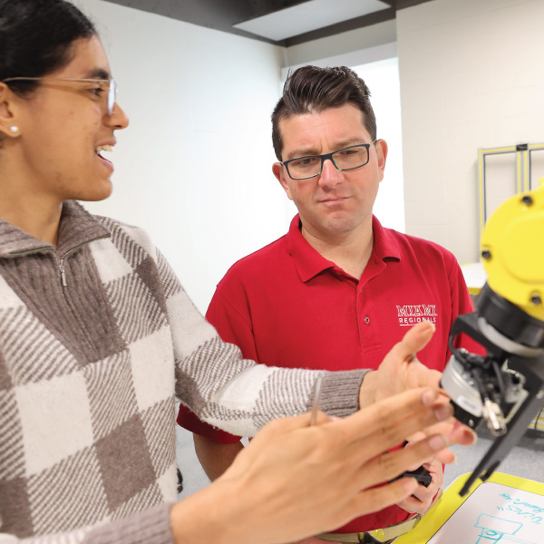 Mert Bal and Assistant Professor Meenakshi Narayan.
