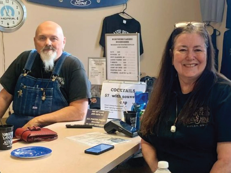 Northern Yankee Moonshine founders Doug and CherylTaylor