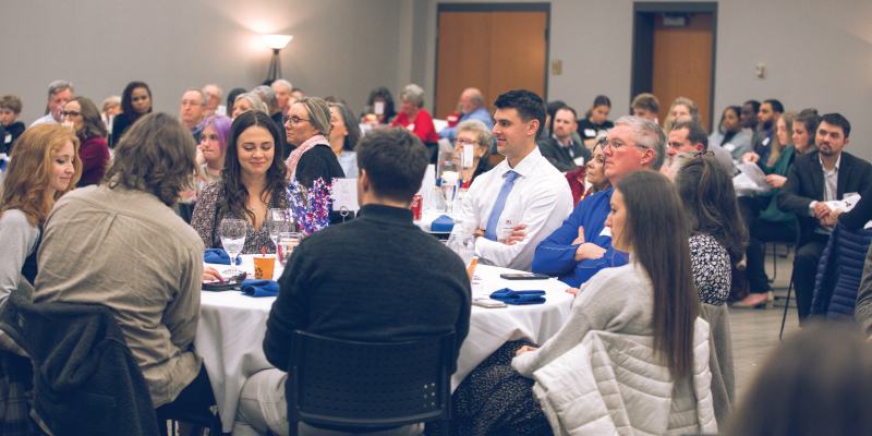 Event happening in the Knoll Community Center.