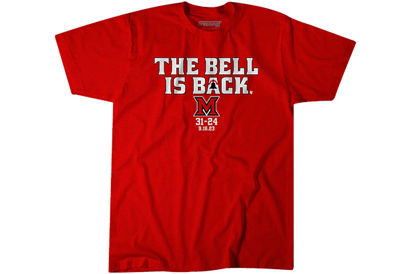 Miami University Red Bell is Back T-shirt 