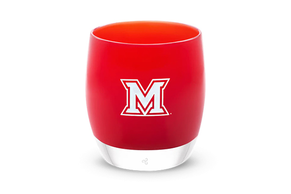 Miami University Beveled M Cup 