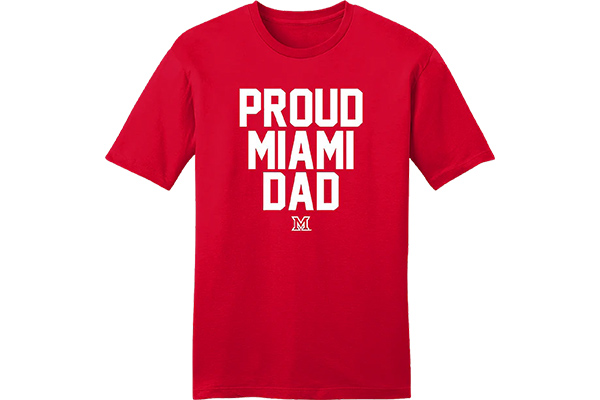 Miami University Proud Miami Dad Red T-shirt