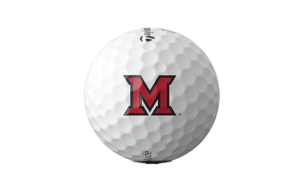 Miami University Beveled M Golf Ball