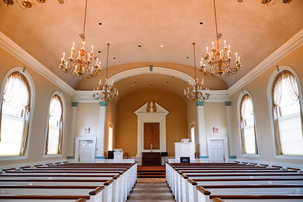 interior of sesquicentennial chapel