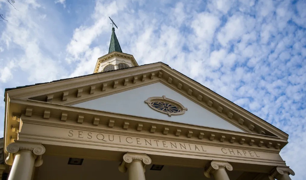 sesquicentennial chapel front angle